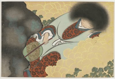 Flowers of a Hundred Worlds (Momoyogusa): Chrysanthemum Boy by Kamisaka Sekka
