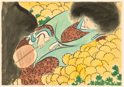 Flowers of a Hundred Worlds: Chrysanthemum Boy by Kamisaka Sekka