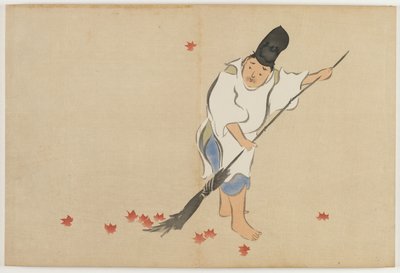 Flowers of a Hundred Worlds: Court Guard (Eishi) by Kamisaka Sekka