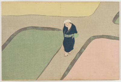 Flowers of a Hundred Worlds: Spring Field by Kamisaka Sekka