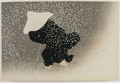 Flowers of a Hundred Worlds (Momoyogusa): Swirling Snow by Kamisaka Sekka