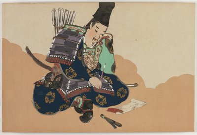 Flowers of a Hundred Worlds (Momoyogusa): Taira no Tadanori by Kamisaka Sekka