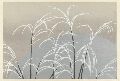 Moon and Grasses by Kamisaka Sekka