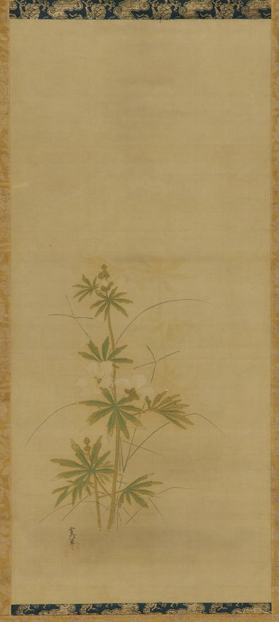 Aibika, Edo period, mid 17th-early 18th century by Kanô Yôboku Tsunenobu