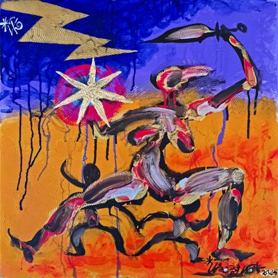 Golden Star Warrior by Kanat Ibragimov