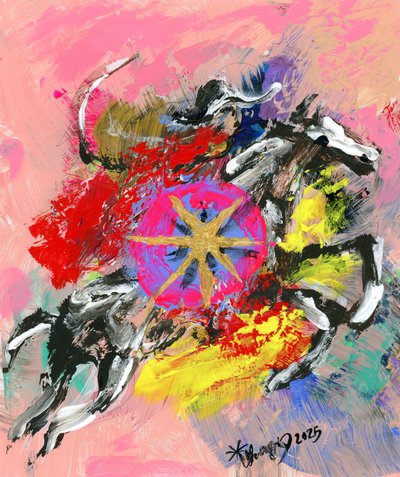 Vibrant Abstract Animal Energy by Kanat Ibragimov