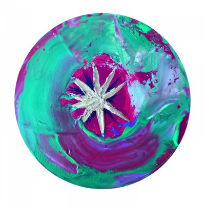 Vibrant Abstract Star by Kanat Ibragimov