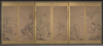 Buddhist, Daoist, and Confucian Patriarchs by Kano Sanraku