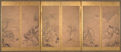 Buddhist, Daoist, and Confucian Patriarchs by Kano Sanraku