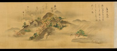 Eight Views of Omi Province, Edo period, 1670 by Kanō Tan’yū