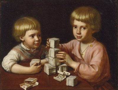 Children Playing by Kapiton Stepanovich Pavlov