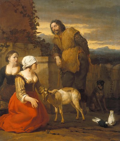 The Sick Goat by Karel Dujardin