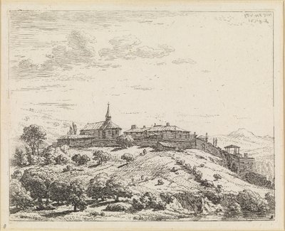 Village on a Hill by Karel Dujardin