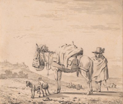 Man with Mule by Karel Dujardin