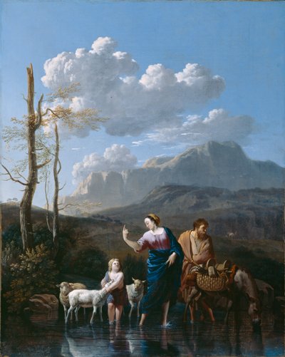 Return of the Holy Family from Egypt by Karel Dujardin