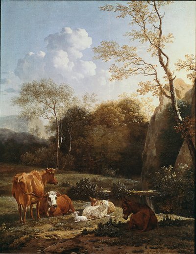The Animal Bocage Near a Stream by Karel Dujardin