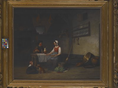 Interior Scene, date unknown by Karel F. Venneman