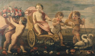 The Triumph of Cupid by Karel Philips (Circle of) Spierincks