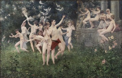 Festival of Spring Allegoric Scene by Karel Vitezslav Masek