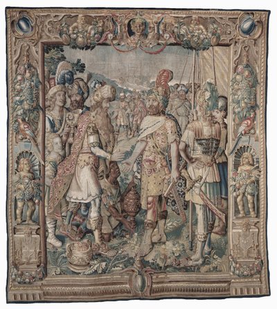 Antony Wins the Only Roman Victory Over the Parthians by Karel van II Mander