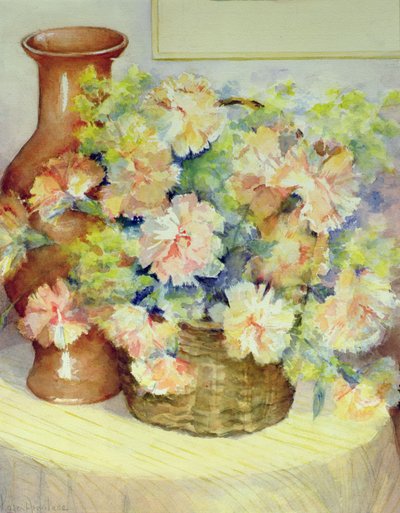 Flowers in a Basket by Karen Armitage