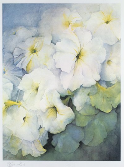 Petunia Snowball by Karen Armitage