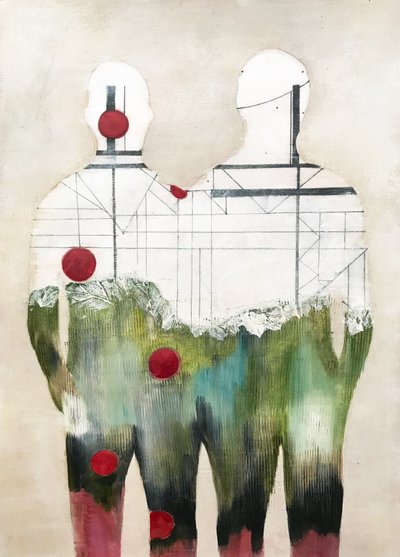 Inner Landscape Figures by Karenina Fabrizzi