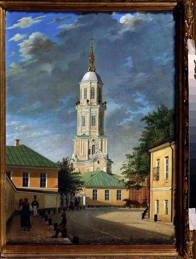 Krivokolenny pereulok in Moscow by Karl Fridrikh Petrovich Bodri