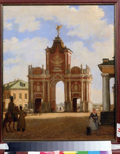 The Red Gates in Moscow by Karl Fridrikh Petrovich Bodri