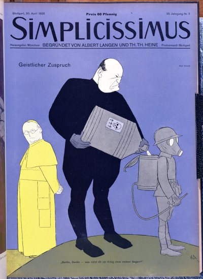 Pope Pius XI and Benito Mussolini, Front Cover of 
