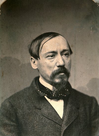 Nikolay Nekrasov, Russian poet and publisher by Karl August Bergner