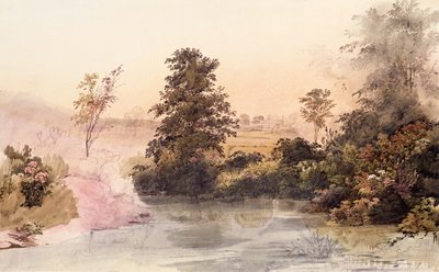 Mahoning Creek, Pennsylvania by Karl Bodmer