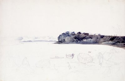 Mih-Tutta-Hang-kusch, Mandan Village by Karl Bodmer