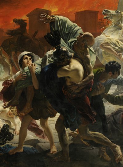 The Last Day of Pompeii (detail) by Karl Pavlovich Bryullov