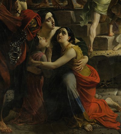 The Last Day of Pompeii (detail) by Karl Pavlovich Bryullov