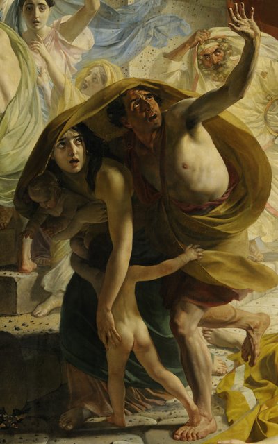 The Last Day of Pompeii (detail) by Karl Pavlovich Bryullov