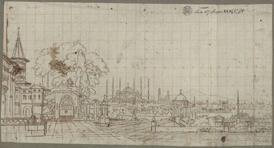 View of Constantinople by Karl Friedrich Schinkel