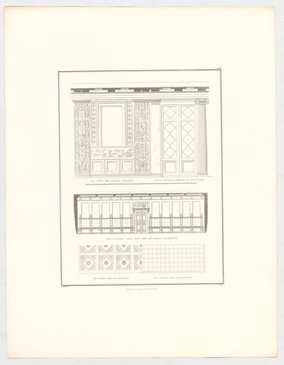 Views of Krzescowice Castle, Plate 52 of the Series "Collection of Architectural Designs" by Karl Friedrich Schinkel