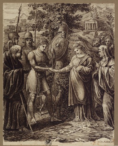 An Engagement by Karl Friedrich Schinkel