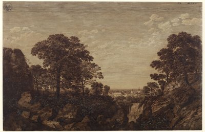 Landscape near Tivoli by Karl Friedrich Schinkel