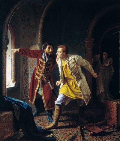 Last Minutes of False Dmitriy I by Karl Gottlieb Wenig
