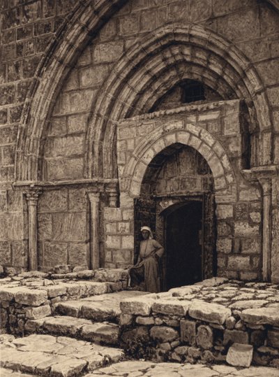Jerusalem, Church of the Tomb of the Virgin, Portal by Karl Grober