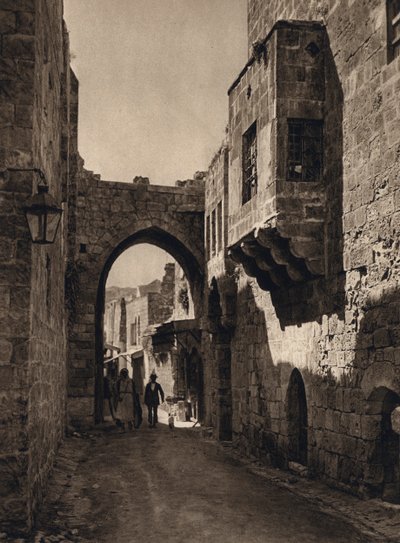 Jerusalem, Street Scene by Karl Grober