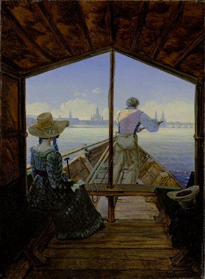 Early Morning on the Elbe, Near Dresden by Karl Gustav Carus