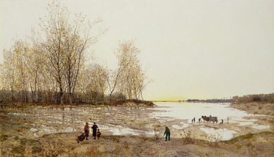 A Flooded Wooded Landscape by Karl Heffner