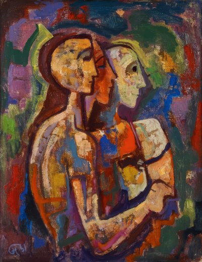 Three Young Men by Karl Hofer