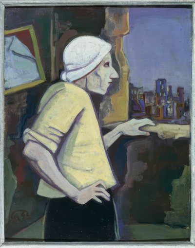 Woman at the Window by Karl Hofer