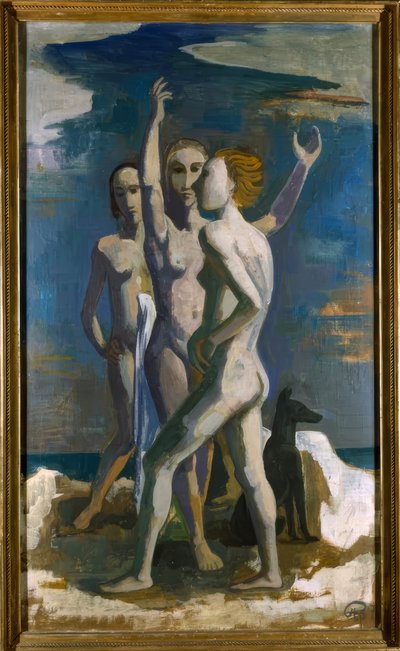 Gruppe am Meer von Karl Hofer