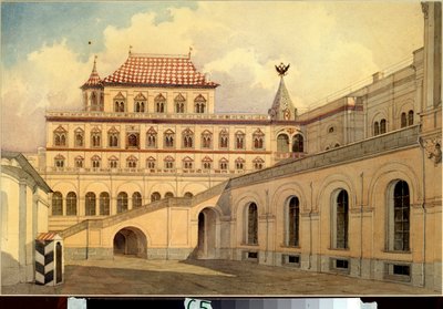 The Terem Palace in Moscow Kremlin by Karl Ivanovich Rabus