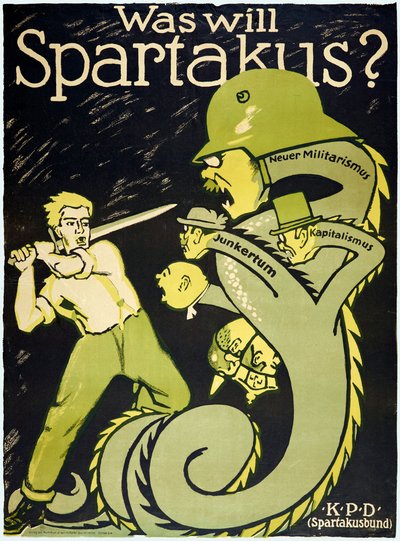 German Revolution 1918-1919 The Spartacus League by Karl Jakob Hirsch